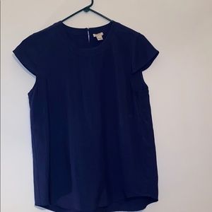 J Crew- navy top good condition